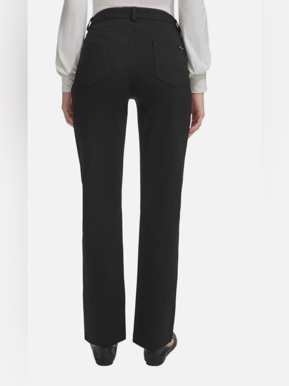 DKNY Women's Boot Cut Jeans - Black - Picture 2 of 3